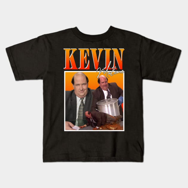 Kevin Malone Kids T-Shirt by TeesBySilvia